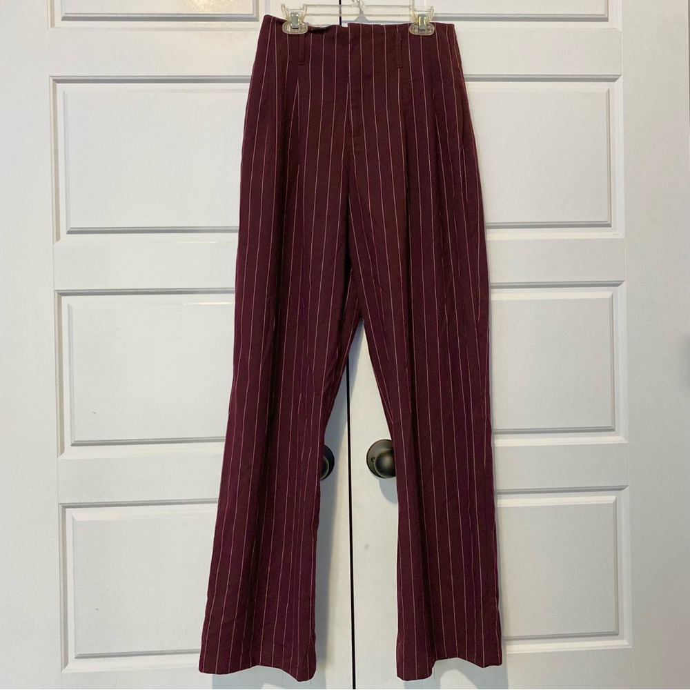 F21 Striped Slacks